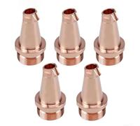 Paquete de 5 boquillas de soldadura de cobre para alimentador de alambre de rosca M16, adecuadas para alambre de 0, 8, 2 0 mm de diámetro, el material garantiza una larga vida útil (1 mm)