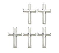 Paquete de 5 broches de metal, pines de solapa de moda, broches de aleación, broche religioso que se puede utilizar para funerales, día del padre, monjas, broche de sacerdotes religiosos