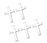 Paquete de 5 broches de metal, pines de solapa de moda, broches de aleación, broche religioso que se puede utilizar para funerales, día del padre, monjas, broche de sacerdotes religiosos