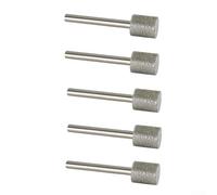 Paquete de 5 cabezales de pulido para herramienta rotativa de 45 x 6 x 3 mm, rebabas de molienda para amoladora eléctrica afiladora de motosierras, compatible con amoladoras para M