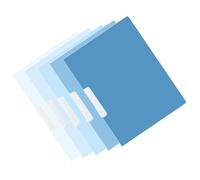 Paquete de 5 carpetas giratorias de apertura lateral para una organización eficiente de documentos y ahorro de espacio, solución de almacenamiento de archivos de oficina