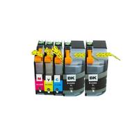 Paquete de 5 Cartuchos de Tinta compatibles LC669 LC665 LC669XL LC665XL MFC-J2320 MFC-J2720