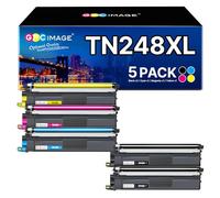 GPC IMAGE TN248XL Compatible para Brother TN-248 XL MFC-L3760CDW Toner Brother MFC-L3740CDW Toner MFC-L3740CDWE DCP-L3560CDW TN 248 DCP-L3520CDWE MFC-L8390CDW HL-L3240CDW HL-L3220CCCL We (5 Unidades.