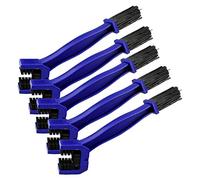 Paquete de 5 cepillos de limpieza de cadena de bicicleta, cepillo de cadena de ciclismo, cepillo de limpieza de bicicleta, azul
