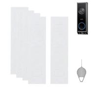 Paquete de 5 cintas de montaje de doble cara compatibles con eufy Security Video Doorbell E340, montaje de timbre de puerta sin taladro, cinta adhesiva para timbre de puerta, kit de timbre de puerta