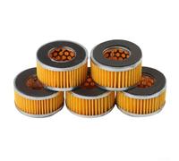 Paquete de 5 elementos de filtro de aire de repuesto para compresores de aire de 65 x 36 x 38 mm, núcleo de papel con malla galvanizada, compatible con varios modelos (elemento de filtro)