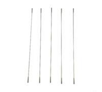 Paquete de 5 enlaces de barra de acoplamiento roscada M2 para modelos de helicóptero, avión, coche, barco, 150 300 mm de largo, piezas de bricolaje de acero inoxidable (150 mm)