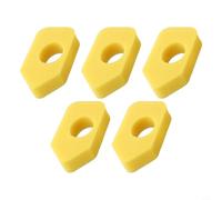 Paquete de 5 filtros de aire amarillos para cortacésped modelos 698369, 5088D, 5088H, 5086K, 4216, 5099, Craftsman SPA8S1062853001, Oregon 30-919, Rotary 115
