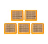 Paquete de 5 filtros de aire de repuesto para Honda GX50 GX-50 47.9 CC, motor de 4 tiempos, 80 mm de largo x 70 mm de ancho x 20 mm de alto