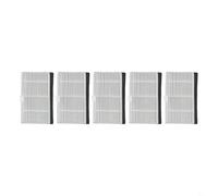 Paquete de 5 filtros de repuesto premium para ATVEL para base SMARTGYRO R80 y CECOTEC para CONGA 2499 Ultra Home Advanced Robot Aspirador Accesorios