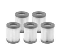 Paquete de 5 filtros HEPA de repuesto M320 compatibles con aspiradora robótica Lefant M320/M320G, filtros de vacío, filtros verticales, filtro de recipiente, kit de accesorios de filtros, kit de