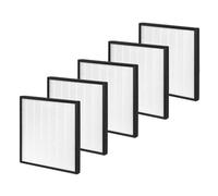 Paquete de 5 filtros HEPA deshumidificadores de repuesto para MeacoDry Arete One 10L y 12L y Arete TWO 12L deshumidificador y purificador de aire, filtro 2 en 1 (21 x 15,5 x 1 cm)