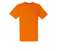 Paquete De 5 Fruit of The Loom Valueweight camiseta Cuello En V Básico Liso