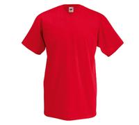 Paquete De 5 Fruit of The Loom Valueweight camiseta Cuello En V Básico Liso