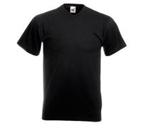 Paquete De 5 Fruit of The Loom Valueweight camiseta Cuello En V Básico Liso