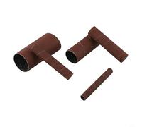 Paquete de 5 fundas de lijado de husillo de 4.5 pulgadas para lijadora de tambor oscilante, bandas abrasivas surtidas de grano 80, 150, 240, para pulido de madera y eliminación de material, accesorios