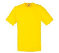 Paquete De 5 Hombre Fruit of The Loom Liso Valueweight Camiseta Cuello Redondo