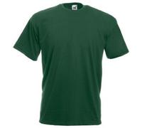 Paquete De 5 Hombre Fruit of The Loom Liso Valueweight Camiseta Cuello Redondo