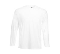 Paquete De 5 Hombre Fruit Of The Loom Manga Larga camiseta Top Liso