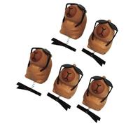 Paquete de 5 horquillas de felpa 3D de dibujos animados para el pelo, accesorios para el pelo, regalo para niñas y mujeres