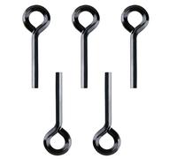 Paquete de 5 llaves Allen para puerta con bucle completo, llave hexagonal negra de 7/32 pulgadas para dispositivo de salida de pánico de barra de empuje, juegos de llaves Allen de metal estándar