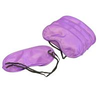 Paquete de 5 máscaras RHINORO Sleep para ojos, para viajes, siesta, camping (más opciones de color) (morado)