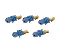 Paquete de 5 mini horquillas de tortuga que brillan en la oscuridad; accesorios vibrantes para el cabello para mujeres y niñas; adorables pinzas multiusos para el pelo con diseño de tortuga