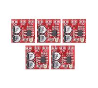 Paquete de 5 módulos amplificadores de micrófono electret, ganancia ajustable LM386 20-200x DC 4V-12V