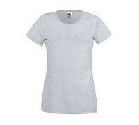 Paquete De 5 Mujer Fruit Of The Loom Entallado camiseta Camisetas De Manga Corta