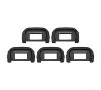 Paquete de 5 oculares de goma EF para Canon EOS 100D 550D 600D 650D 700D 1000D 1100D 300D 350D 400D 450D 500D para rebel XSi XTi XS, cubierta negra para ocular de cámara para bloquear la luz perdida