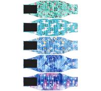 Paquete de 5 pañales reutilizables para perros machos, bandas premium para el vientre para perros machos, envolturas de alta absorción para la orina de perros con incontinencia o micción excitable y