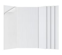 Paquete de 5 paneles acústicos, 47.2 x 23.6 x 0.4 pulgadas, paneles insonorizados grandes, paneles autoadhesivos a prueba de sonido para paredes, tratamiento acústico para estudio de grabación y