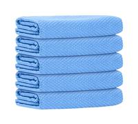 Paquete de 5 paños de cocina/trapos para platos, paño de limpieza milagroso sin rayas de 30x40cm, paños multifuncionales reutilizables sin pelusas, paño de limpieza de microfibra absorbente con