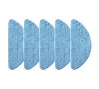 Paquete de 5 paños lavables para robot aspirador Aeno RC2S RC3S ARC0002S ARC0003S, almohadillas de limpieza reutilizables con alta absorción de agua para protección del suelo