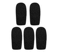 Paquete de 5 parabrisas para micrófono de escritorio, fundas de espuma para micrófono, fundas de micrófono pequeñas