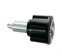 Paquete de 5 pernos de ajuste para bicicleta estática para equipo dinámico de ciclismo - 38 mm de longitud, 22/24 mm de diámetro, construcción de acero y ABS, negro/naranja, hardware de fijación de