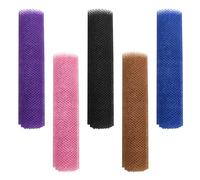 Paquete De 5 Redes De Lavado Africanas, Esponja De Red Africana, Esponja De Baño Africana, Red Exfoliante, Depurador De Espalda De Ducha, Lufa, Red De Ducha