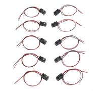 Paquete de 5 sensores de haz de rotura infrarrojo para Raspberry Pi DIY - Detector óptico de haz pasante para proyectos educativos de prevención de obstáculos de pista de línea, 20 mm