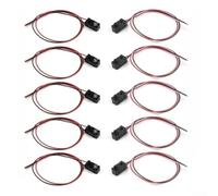 Paquete de 5 sensores de haz de rotura IR para detección precisa de distancia con salida NPN adecuado para robótica, controles industriales e integración de dispositivos inteligentes