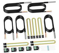 Paquete de 5 sondas de temperatura impermeables 18B20 para Arduino y Raspberry Pi - Alto (juego de 3)