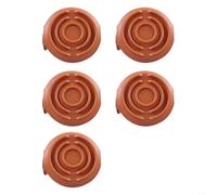 Paquete de 5 tapas de repuesto para carrete compatibles con piezas de recortadora de cuerdas inalámbricas, cubiertas de cabeza de recortadora de césped para modelos GT, sistema de alimentación