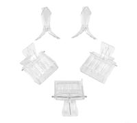 Paquete de 5 trampas para abeja Queen - Soportes y trampas de plástico transparente para abeja Queen - Inspección fácil y segura - Herramientas de manipulación y transferencia de abeja Queen para
