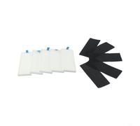 Paquete de 5 unidades de filtro para aspiradora robótica Tefal para X-plorer Serie 75 Total Care RG7687 y RG7687WH, compatible con rutinas de mantenimiento regulares