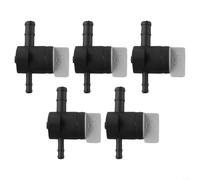 Paquete de 5 válvulas de apagado de combustible para Honda para gcv160 GCV190 Motor de cortacésped llave de gasolina de repuesto de grifo recto conjunto de sistema de plástico componente al aire libre