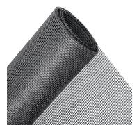 Paquete de 50 almohadillas rectangulares de malla transpirable para fondos de macetas con agujeros antifugas que promueven el flujo de aire y la acumulación excesiva de agua para plantas (negro)