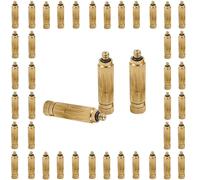 Paquete de 50 boquillas pulverizadoras, cabezal repuesto latón for sistema refrigeración exterior, pulverizador atomizador alta presión con filtro 10/24 UNC (oro, 0,3 mm)(Gold,0.4mm)