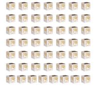 Paquete De 50 Cajas De Papel De Caramelos Para Eid Festival Diseños Sencillos Contenedores De Almacenamiento Para Celebraciones Familiares Y Eventos Comunitarios