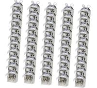 Paquete de 50 cajas de regalo de boda, cajas de caramelos huecas, caja de abalorios temáticos, caja de papel para galletas y caramelos, caja de abalorios de boda