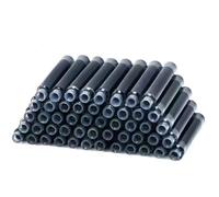 Paquete De 50 Cartuchos De Tinta Negra Para Plumas Estilográficas, Accesorios Para Plumas Estilográficas, Recambios De Tinta Para Plumas Estilográficas, Suministros De Aprendizaje Y Oficina