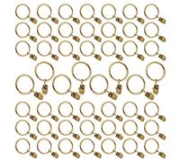 Paquete de 50 clips dorados de 38 mm para colgar cortinas resistentes para decoración de barra de ventana del hogar, fotos, arte y manualidades